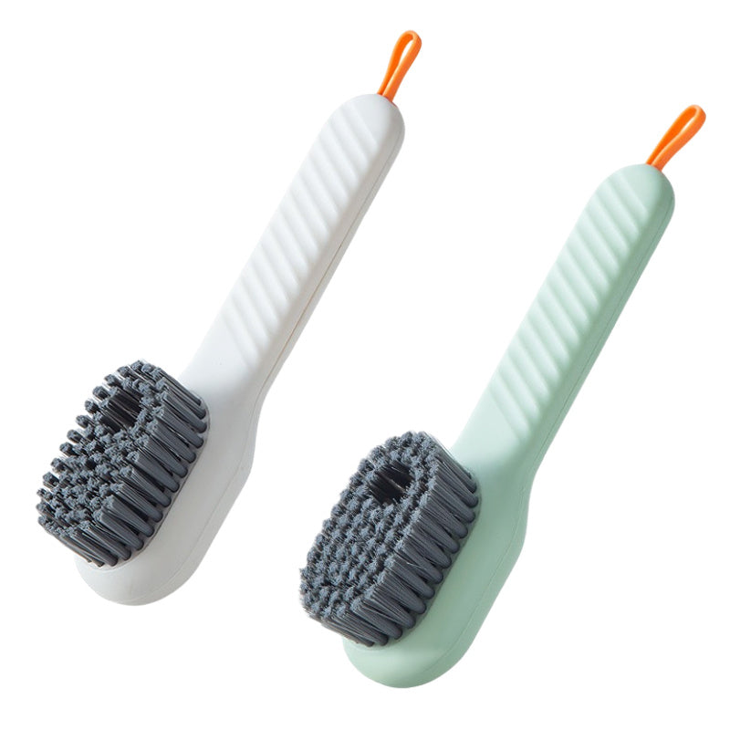 Deep Cleaning Shoe Brush Automatic Liquid Discharge Cleaning Brush Soft Bristles Household Laundry For Daily Use Cleaning Tool 2Pcs