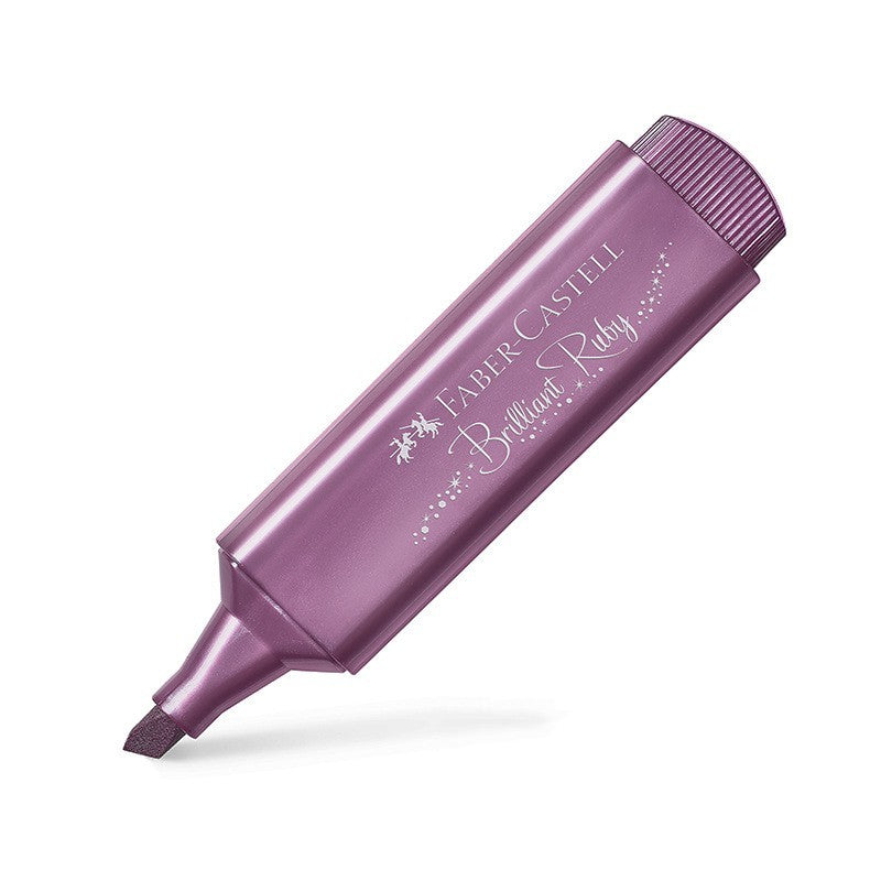 Faber-castell Metallic Highlighters Students Color Pens Gem violet