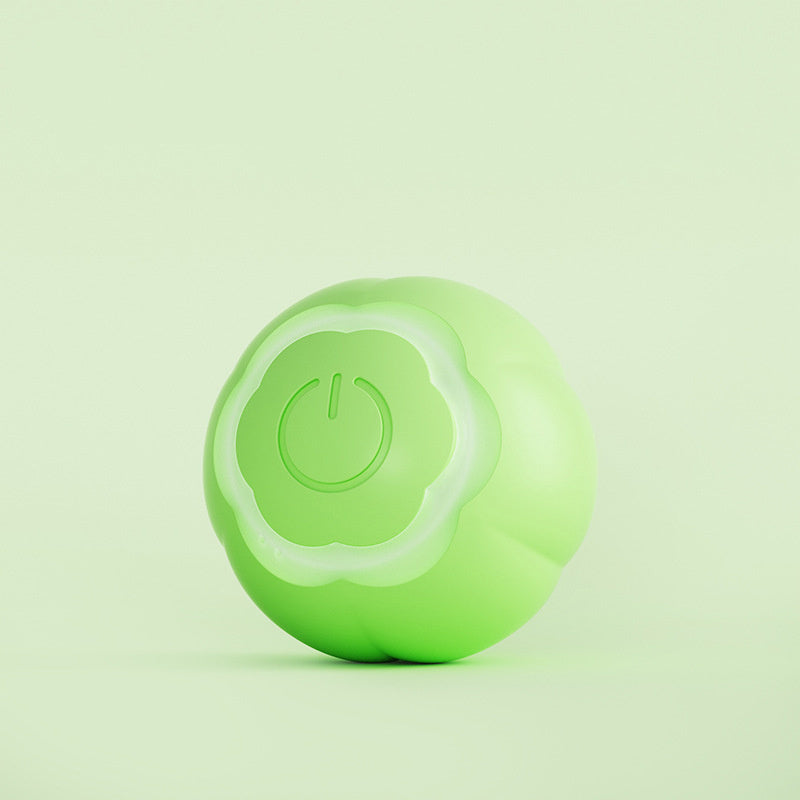 Pet Smart Rolling Ball Cat Toy Bite-resistant Boredom Relief Green