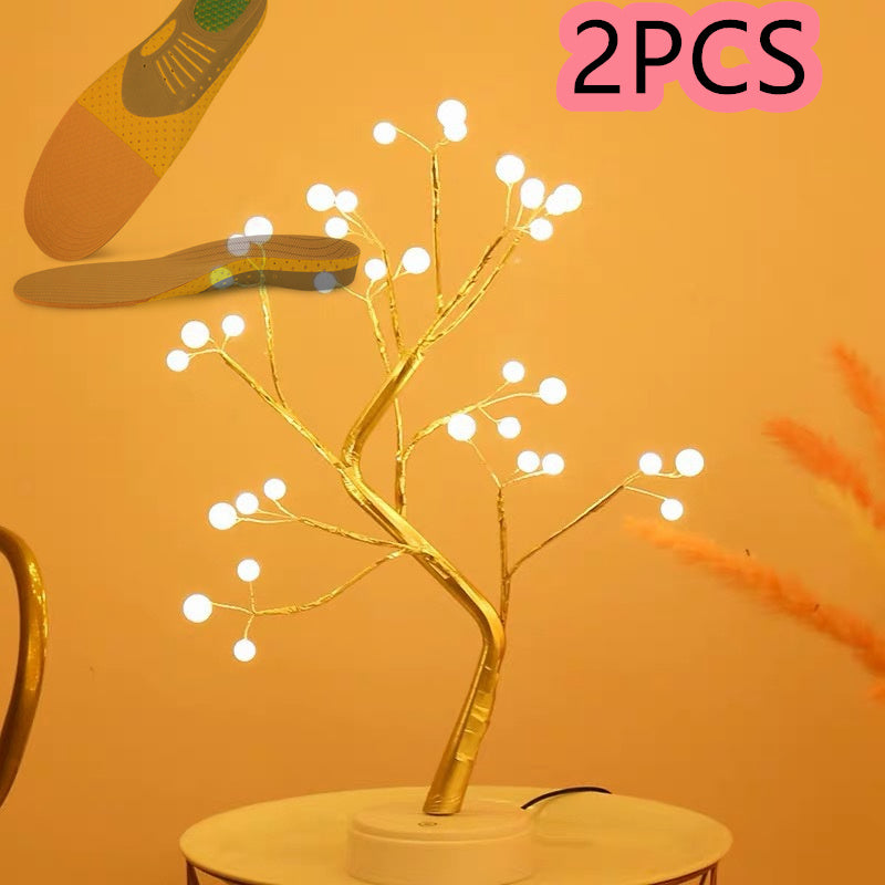 Led Copper Wire Light Bedroom Light Round lights 2PCS