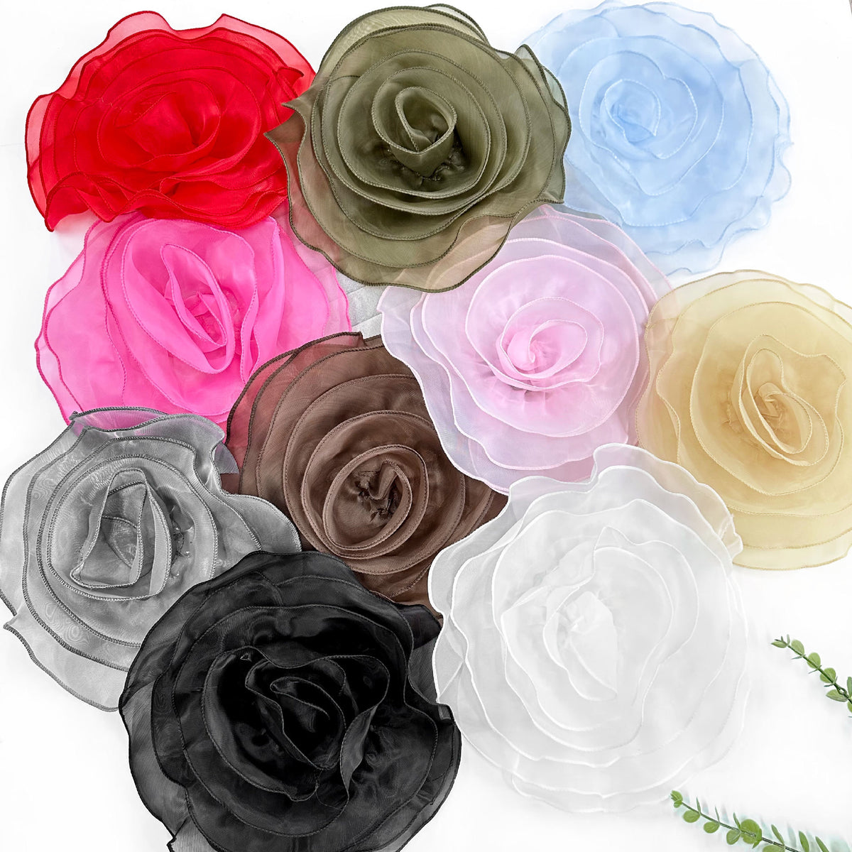 Simple Three-dimensional Flower Decoration Dress Removable Corsage