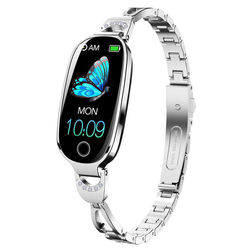 Women's Smart Watch Non-invasive Blood Glucose Menstrual Reminder Sweet Dreams Silver