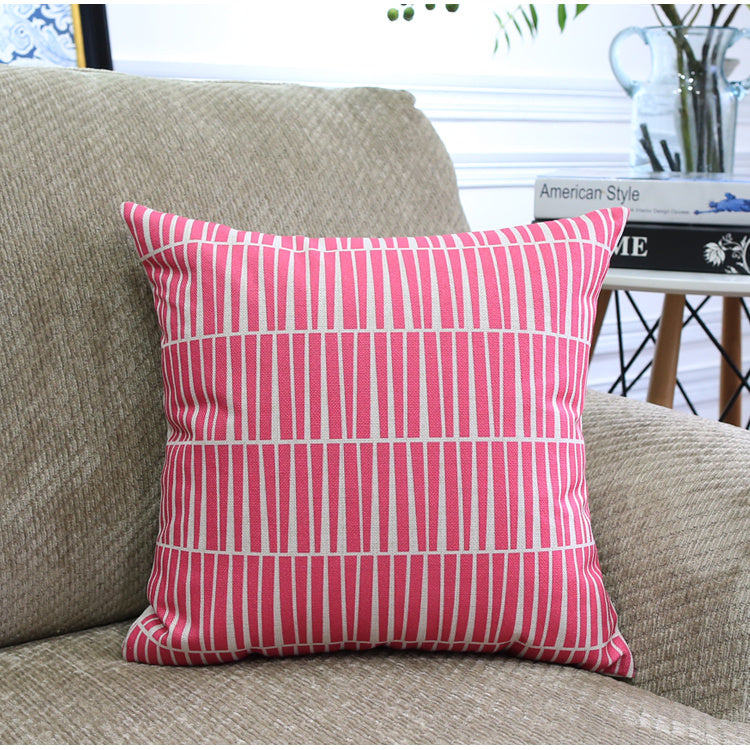 Nordic Color Geometric Throw Pillows Q4674 45x45cm