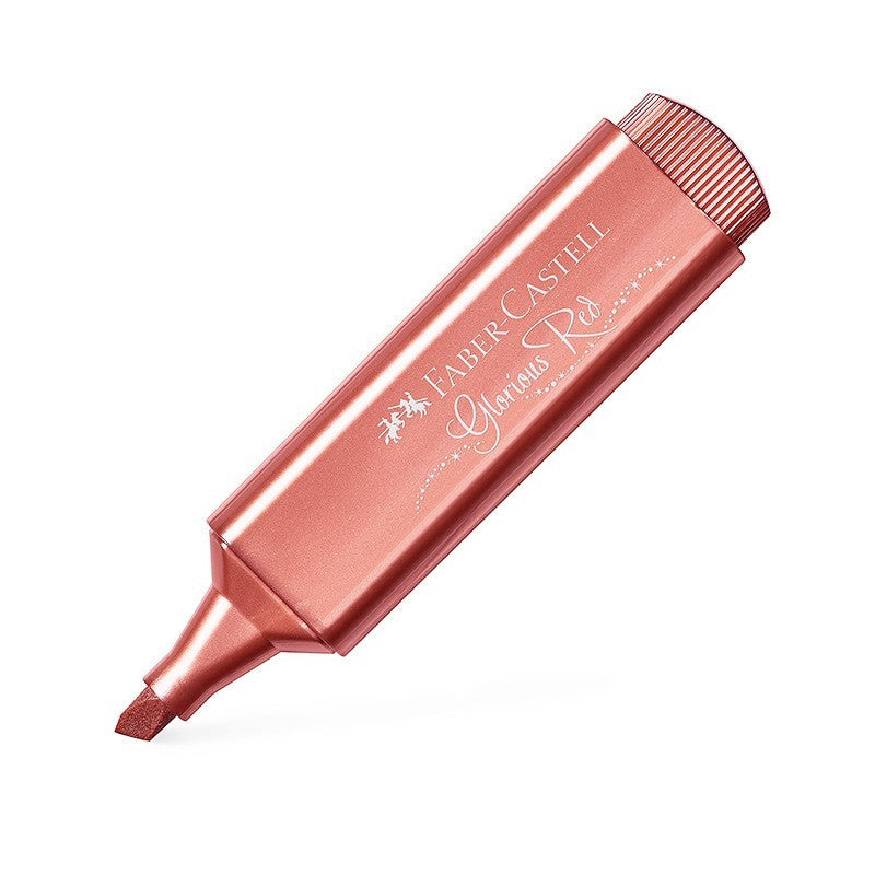 Faber-castell Metallic Highlighters Students Color Pens Pink