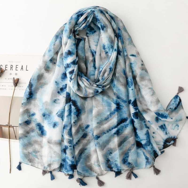 Creative Chinese Style Cotton And Linen Scarf SL2501017 180X88CM