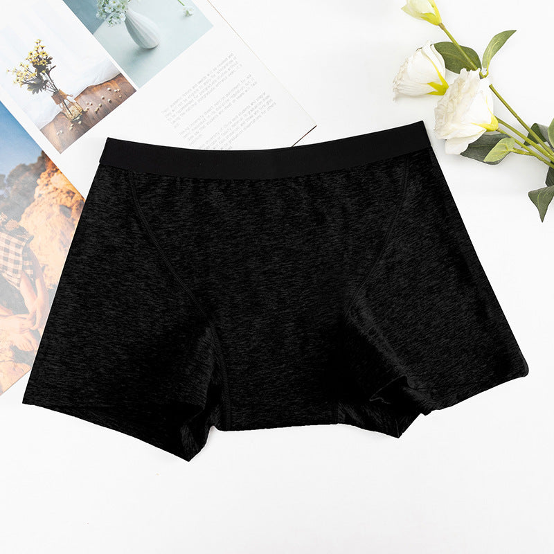Sanitary Napkins Menstrual Period Aunt Exercise Physiological Pants Black