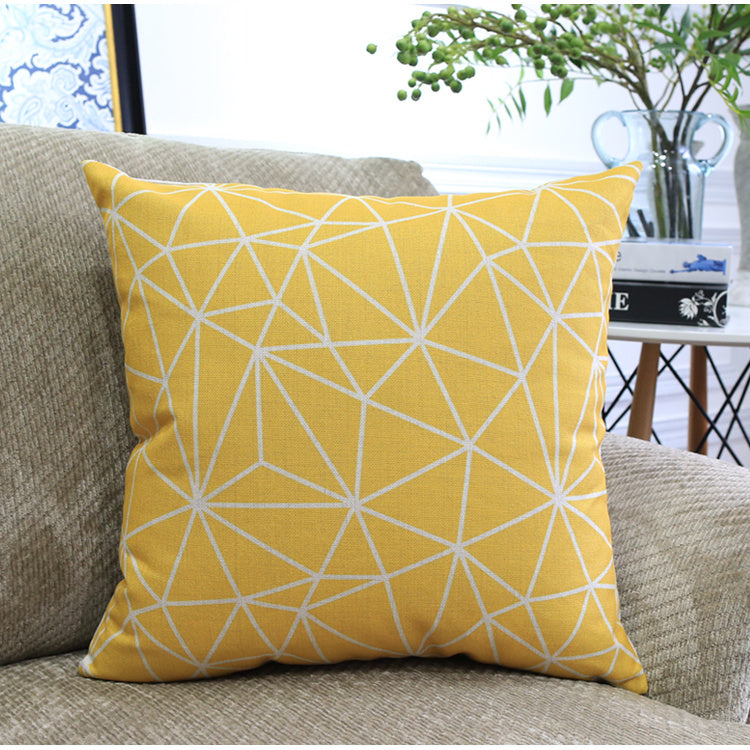 Nordic Color Geometric Throw Pillows Q4669 45x45cm