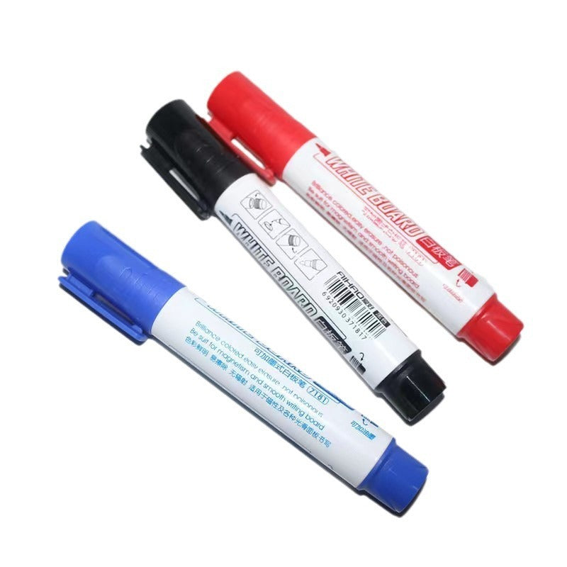 Ink-adding Whiteboard Marker Large Capacity Erasable Office Student Marker