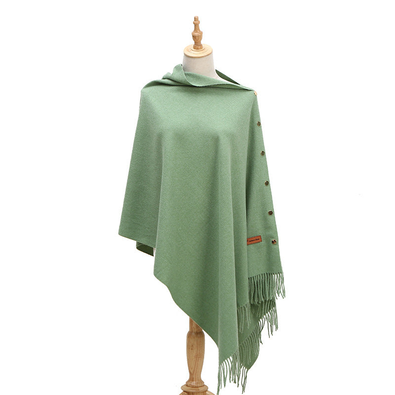 Winter Autumn Women's Cashmere Shawl 15Color 68X200