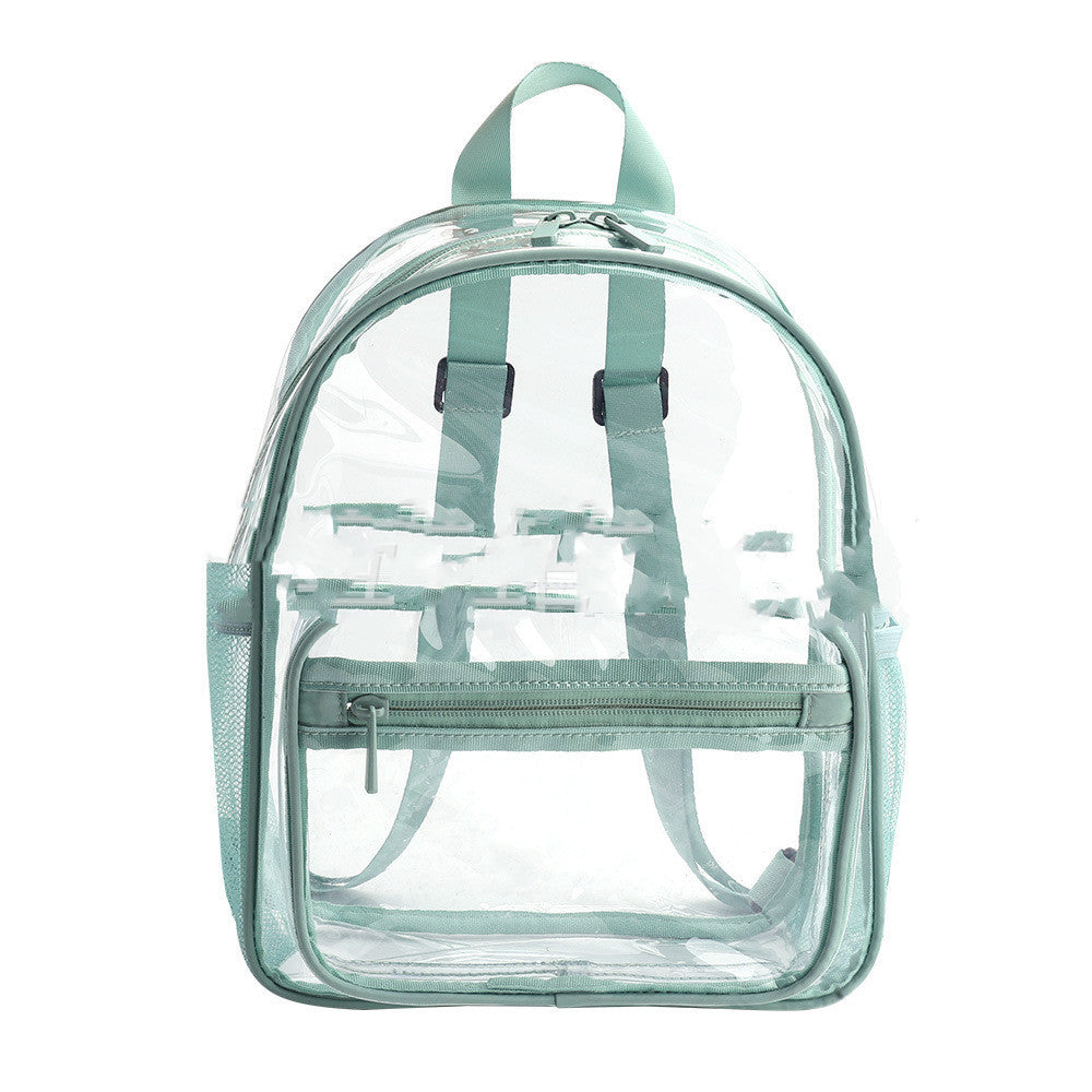 Simple Style Student Backpack Travel Business Backpack Green