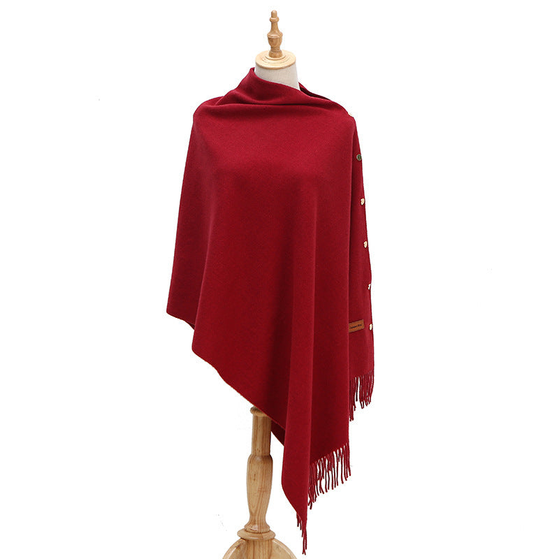 Winter Autumn Women's Cashmere Shawl 14Color 68X200