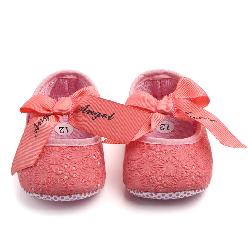 New Bow Princess Shoes Baby Shoes Baby Shoes Watermelon Red