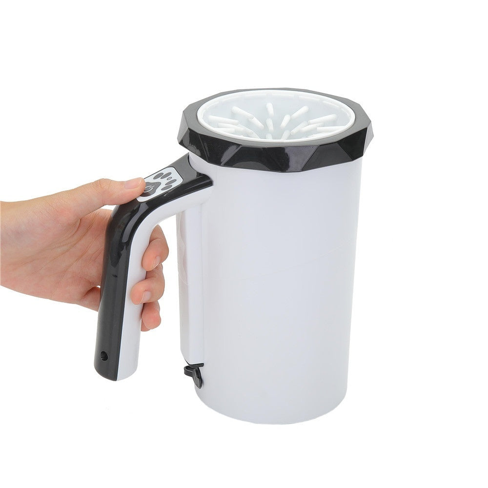 Pet Automatic Foot-washing Machine Foot Washing Cup USB Rechargeable Silicone White And Black USB