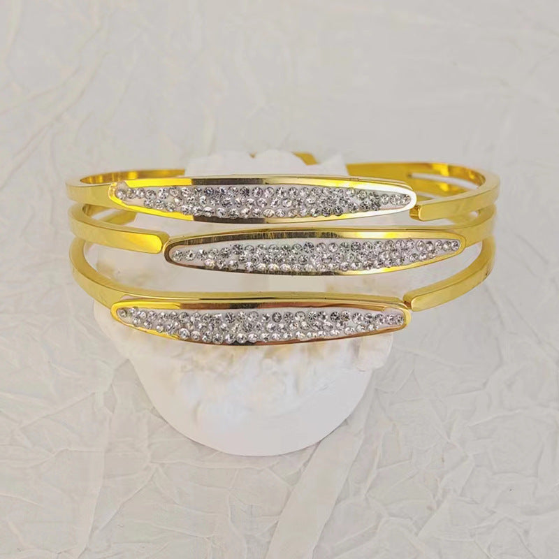 Niche Rose Gold Cold Style Bracelet