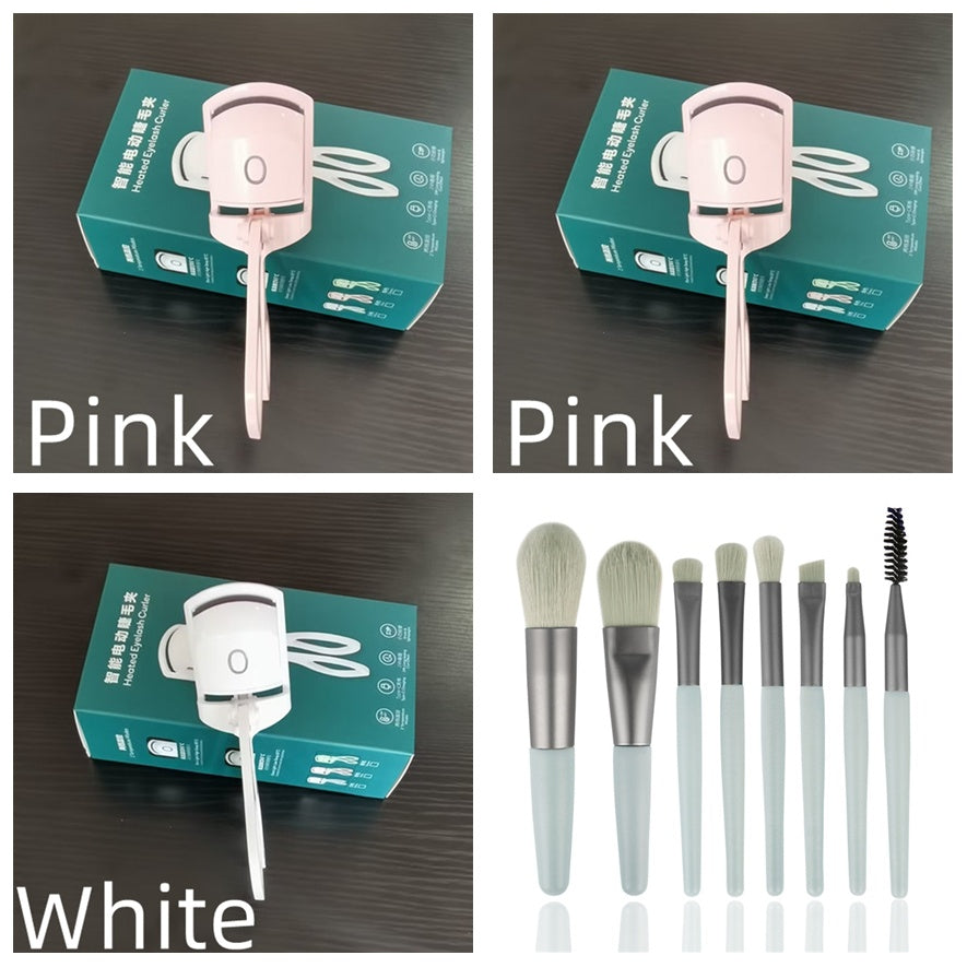 Electric Ironing Heating Eyelash Curler 4set