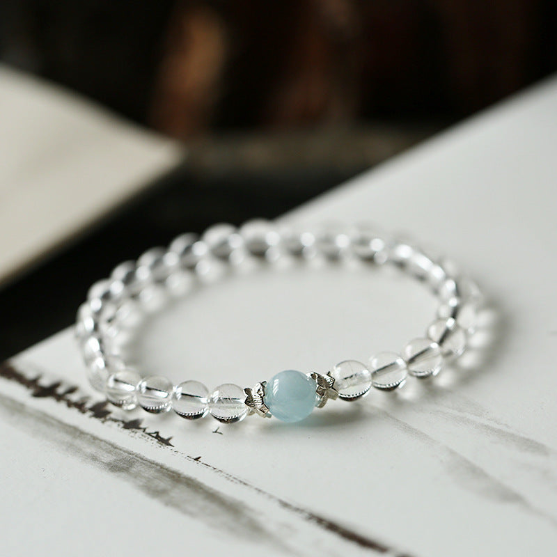 Natural White Crystal Bracelet Fashion Simple