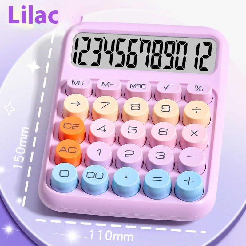 Multifunctional Calculator College Student Children Student Only Lilac Purple