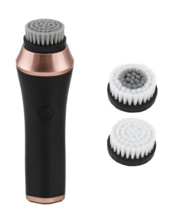 Mini Face Rotating Pore Cleansing Brush Black USB