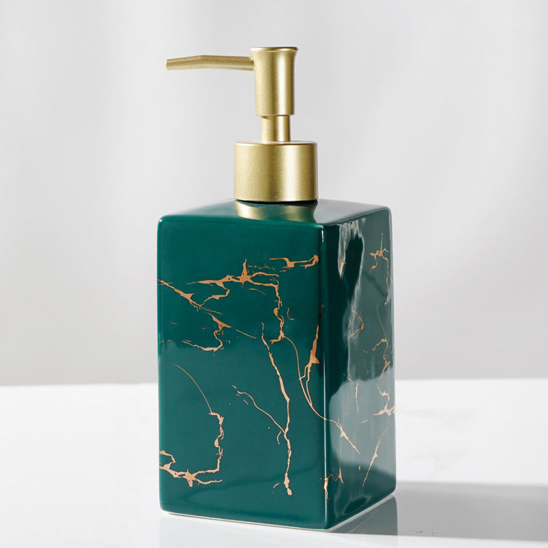 Bathroom Wedding Toiletries Green Stone Pattern 450ML