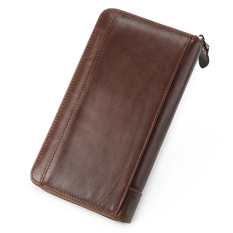 Top Layer Cowhide Men's Wallet Large Capacity Multifunctional