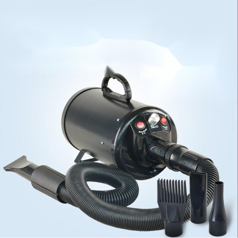 Pet Hair Dryer Dog Bath Artifact Black Infinitely variable speed