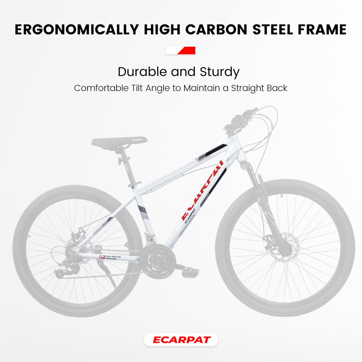 A27366 27 Inch Mountain Bike 21 Speed, Suspension Fork, Aluminum Frame Disc Brake, Mountain Biking For Both Men And Women.