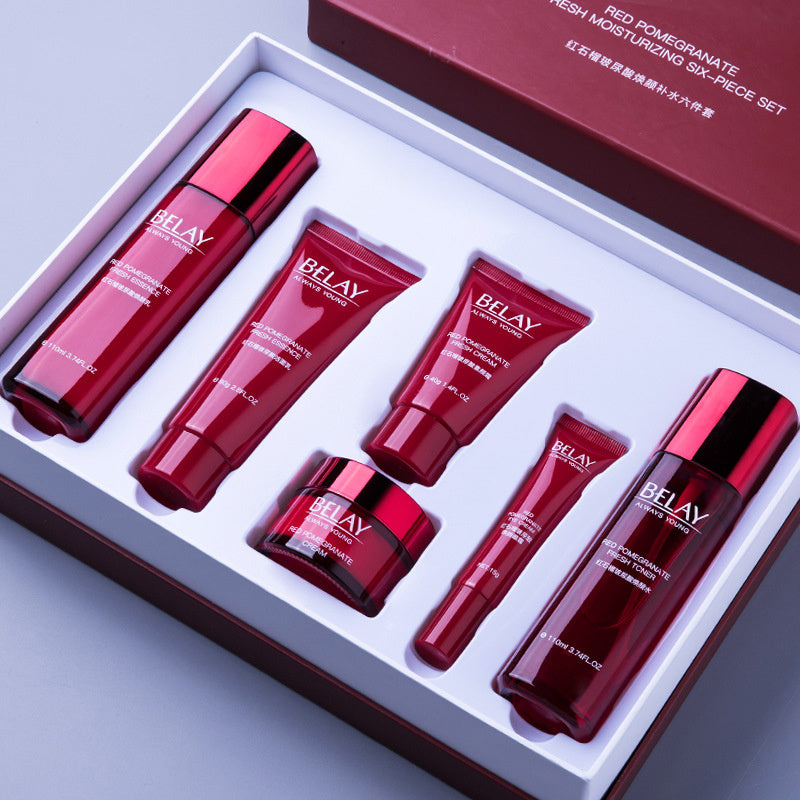 Beauty Salon Facial Care Cosmetics Red pomegranate