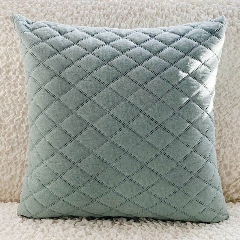 Living Room Home Pillows With Fabric Art Velvet Cushions Green 45X45cm pillowcase
