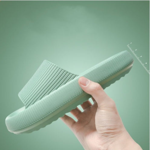 Soft Home Couple Slippers Green