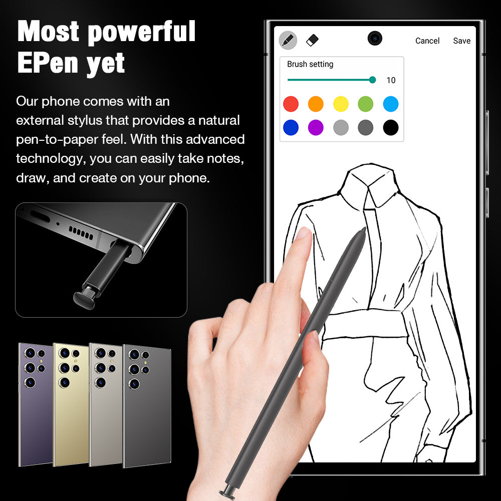 S24 Ultra Cell Phones 5G Unlocked Phonessmartphonewith Tool Pen