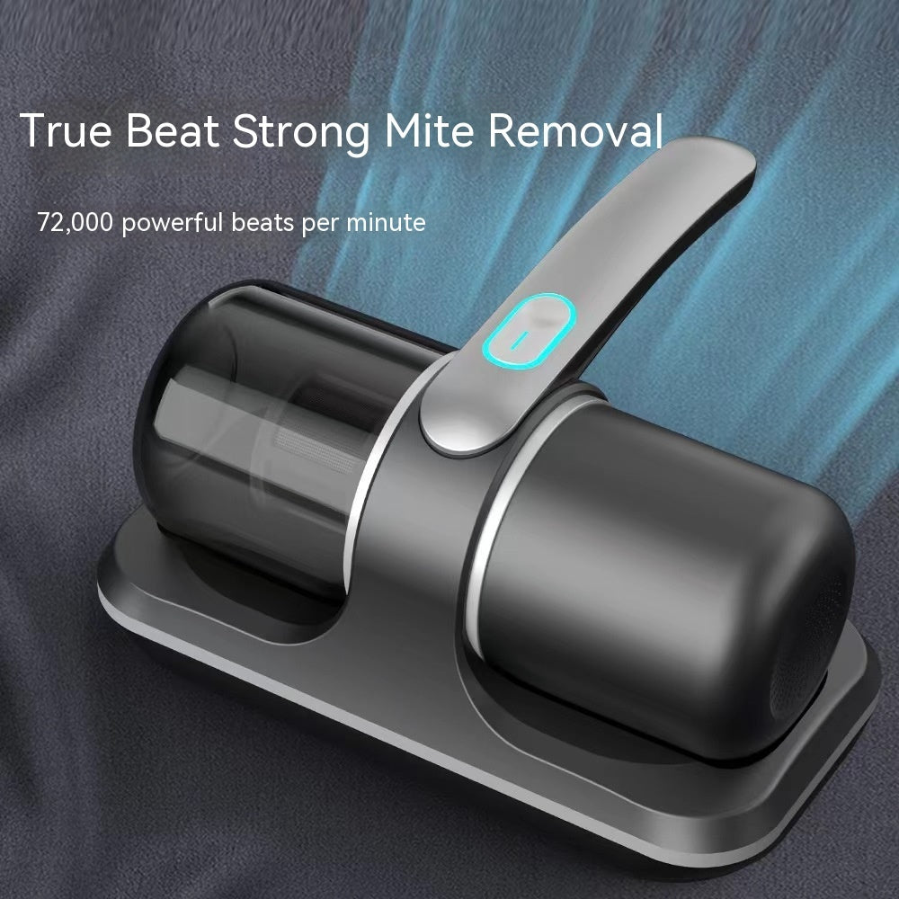 Bed Wireless Mites Instrument Rechargeable Household UV Sterilization Dehumidification Vacuum Cleaner Gray Silver English Packaging