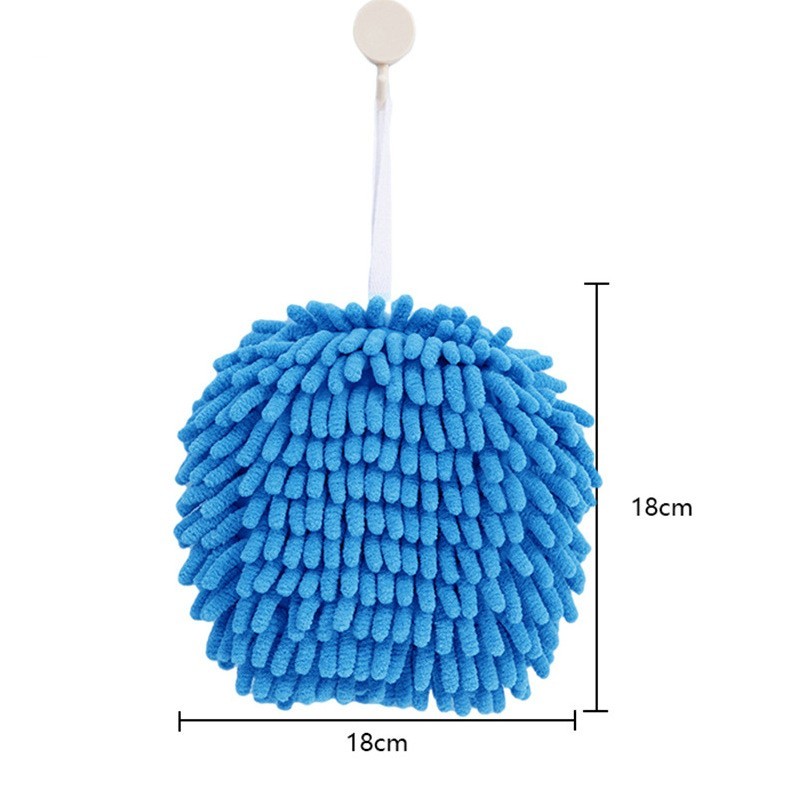 The Kitchen And Bathroom Absorb Water And Wipe Handball Blue 1PCS