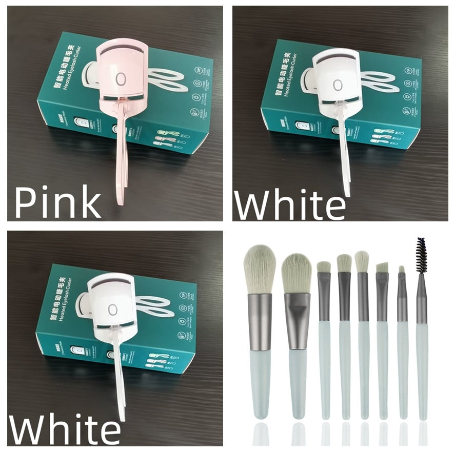 Electric Ironing Heating Eyelash Curler 10set