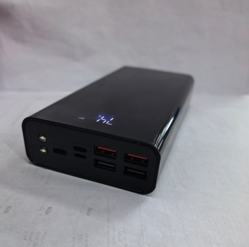 30000mAh Power Bank Black