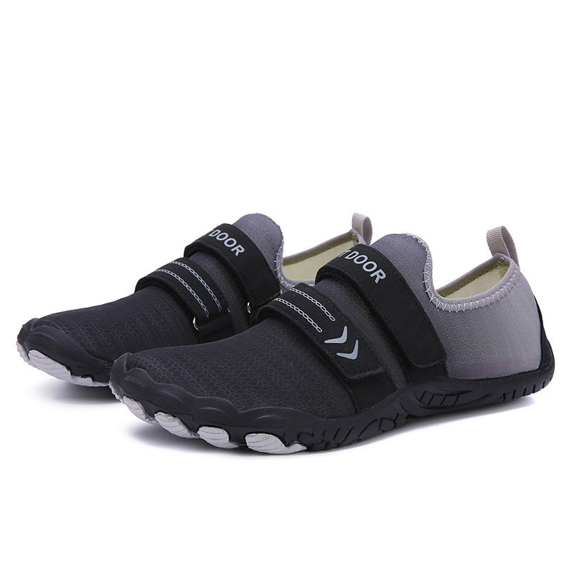 Fitness Yoga Outdoor Large Size Hiking Shoes A05 black