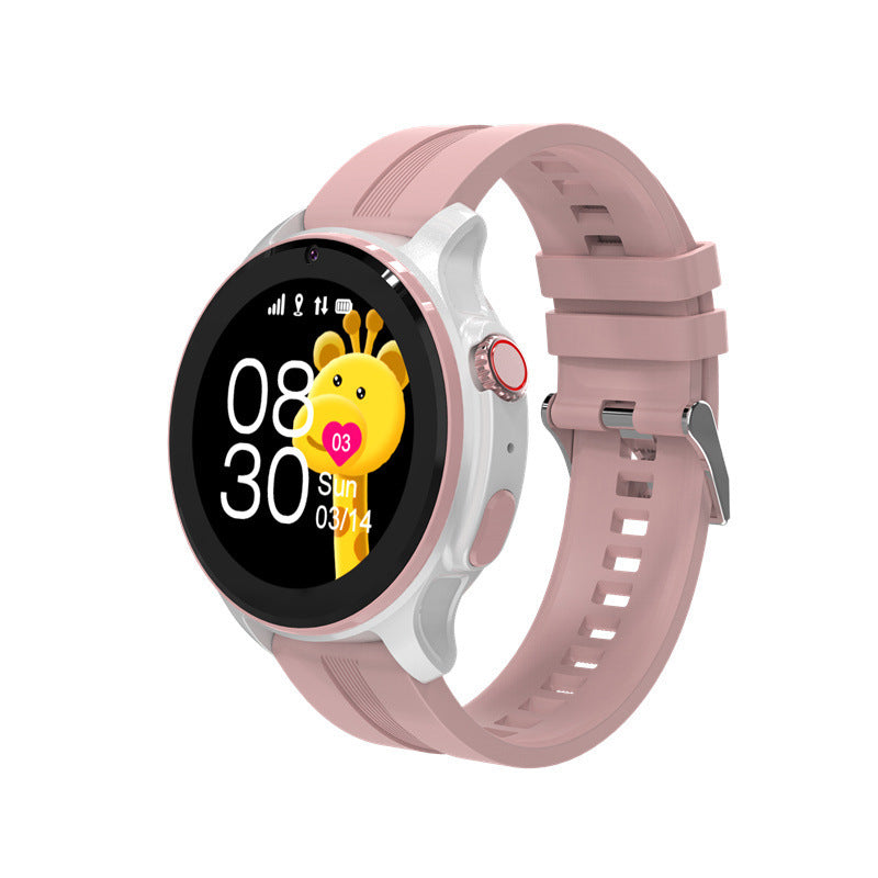Children's Phone Watch CD Video Call All Netcom Card Smart Photo Location Bracelet LT46 Foreign Edition Pink