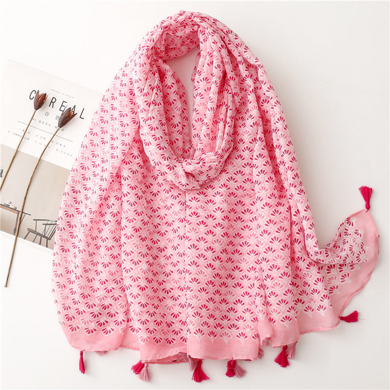 Creative Chinese Style Cotton And Linen Scarf SL2302036 180X88CM