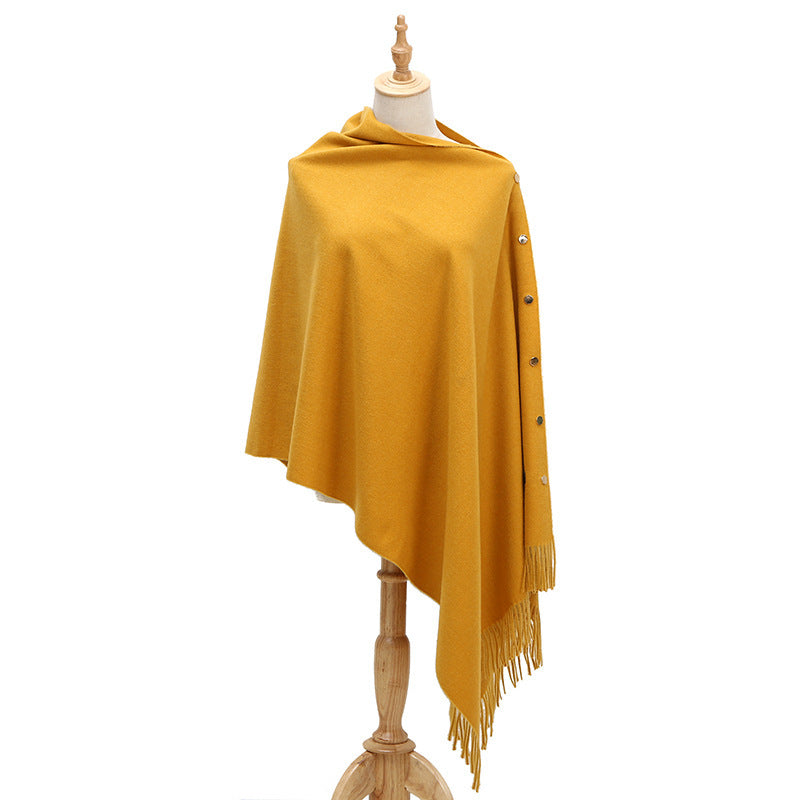 Winter Autumn Women's Cashmere Shawl 4Color 68X200
