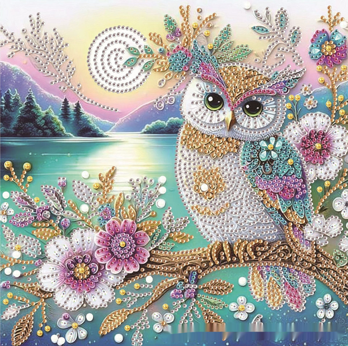 5D Alien Sticker Dot Diamond Decorative Painting Canvas 30X30cm WY043
