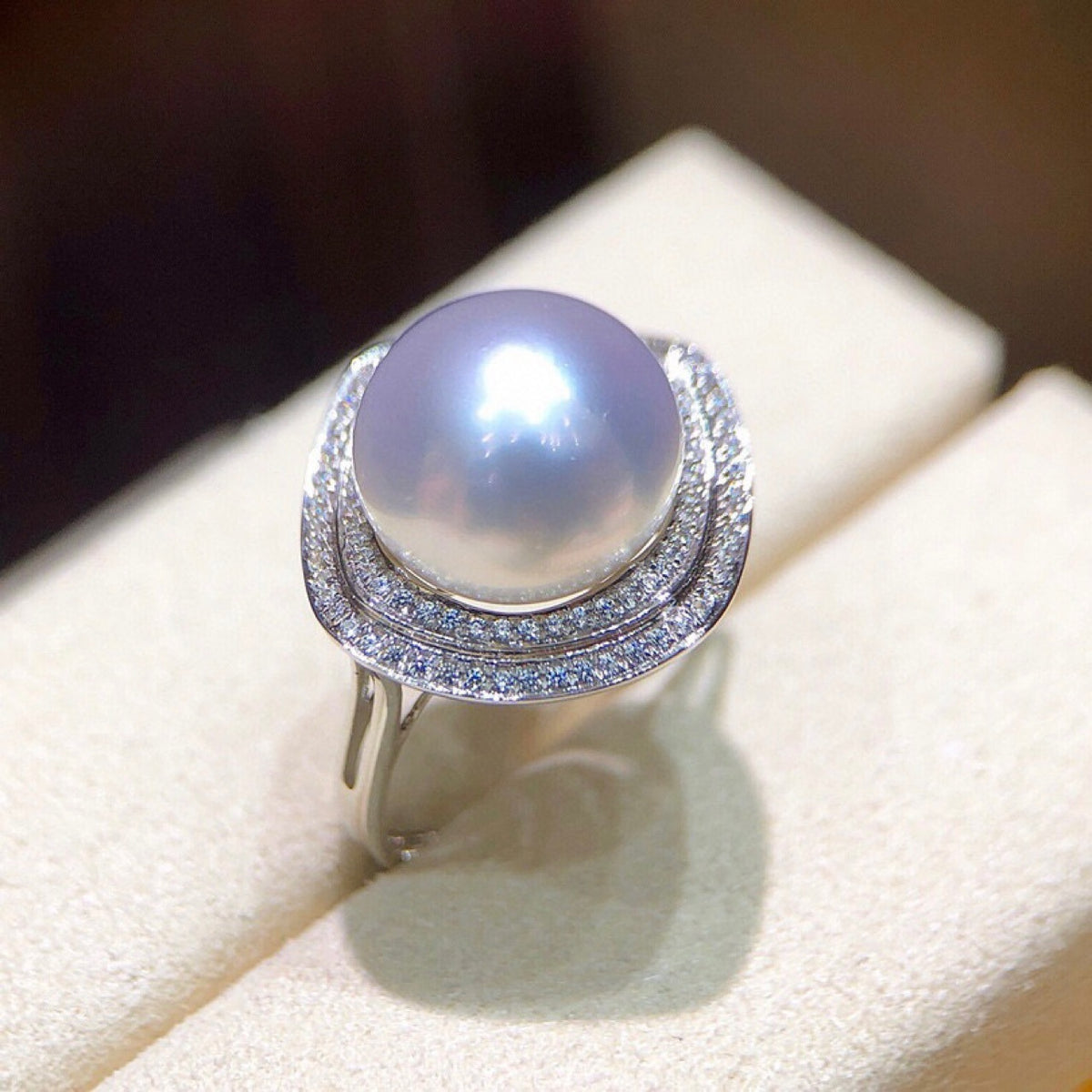 925 Silver Natural Pearl Jewelry Suit