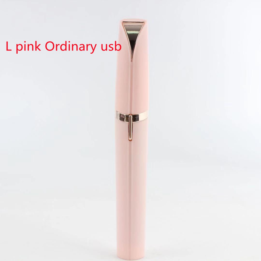 Flawlessly Brows Electric Eyebrow Remover L pink Ordinary usb