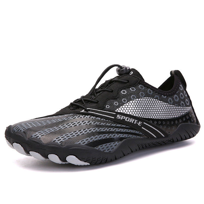 New Cross-border Five-finger Shoes Diving Fishing Couple Outdoor Wading River Upstream Shoes Black