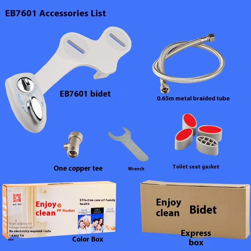 Smart Power-free Toilet Seat Cover Body Cleaner EB7601 Single Cold