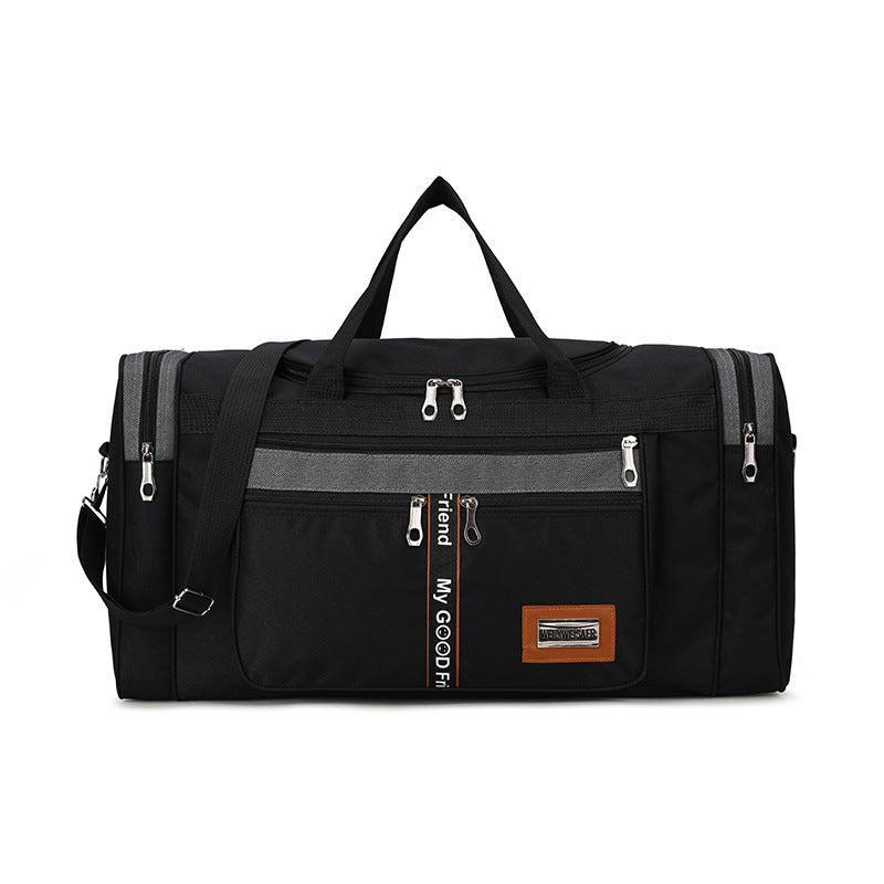 Long And Short Travel Luggage Bags For Male And Female Students Black