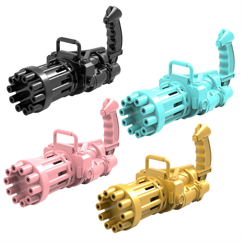 Kids Children Electric Automatic Soap Bubble Gun Machine Toys