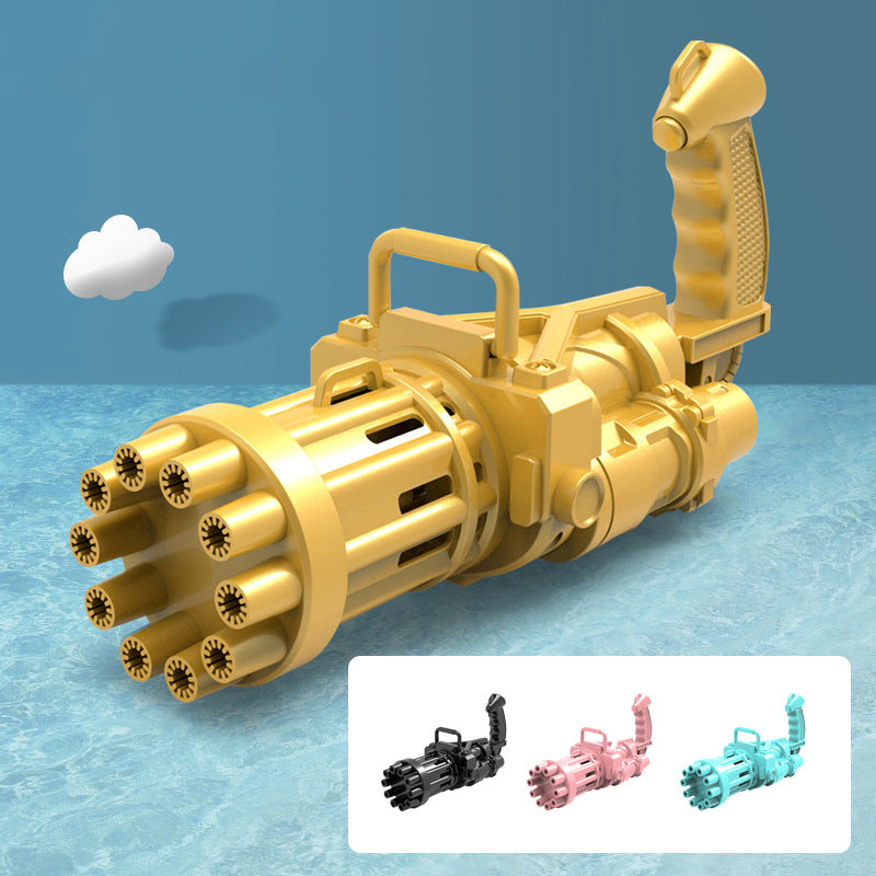 Kids Children Electric Automatic Soap Bubble Gun Machine Toys