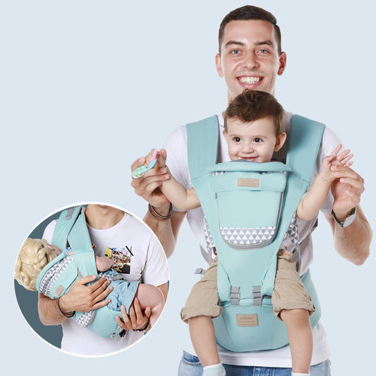 Baby Carrier Waist Stool With Storage Bag Kangaroo Shoulder Swaddle Sling